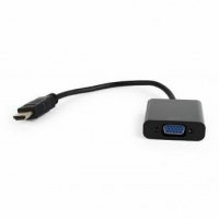 Переходник HDMI - VGA 19M/15F, 0.15м, Cablexpert, пакет (1/100)