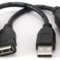 Удлинитель USB 2.0 по витой паре Gembird/Cablexpert USB AM-AF/RJ45Fx2 до 30м (1/50)