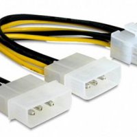 Разветвитель питания 2хMolex->PCI-Express 8pin, для подключения в/к PCI-Е (8pin), Cablexpert