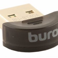 Адаптер USB - Bluetooth 4.0+EDR Buro class 1.5 20м мини черный