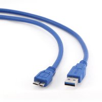 Кабель USB3.0-microB3.0 1.8м Cablexpert синий (100)
