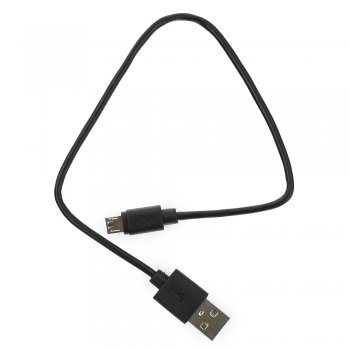 Кабель USB-microB  0.3м Гарнизон черный (500)