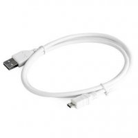Кабель USB-microB  0.5м Cablexpert белый (400)