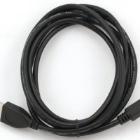 Кабель USB-microB 1.8м Cablexpert золочёные контакты черный (200)