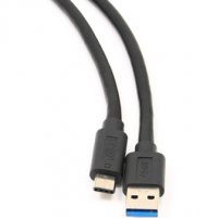 Кабель USB3.0-TypeC  1м Cablexpert черный (200)