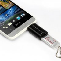 Адаптер OTG Smartbuy Micro-USB to USB-A черный, универсальный