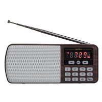 Радио Perfeo i120 Егерь, аккумулятор тип BL-5C 1000 мАч, FM/MP3/USB/microSD, коричневый (1/60)