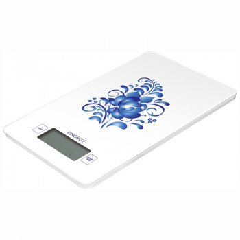 Весы кухонные электронные Energy EN-423 5кг Гжель (12)