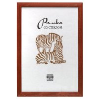 Рамка дерево 30x45 1702 темный орех Зебра (15)