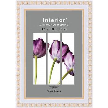 Рамка пластик 10x15 Interior Office 15мм 981 молоко (1/50)