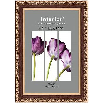 Фоторамка 10*15 Interior Office 15мм 982 темный орех (1/50)