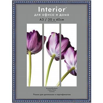 Рамка пластик 30x40 Interior Office 15мм 984 бирюза (1/15)