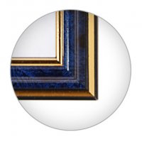 Рамка пластик 25x35 Зебра 1,7мм 3877 синяя бирюза (25)