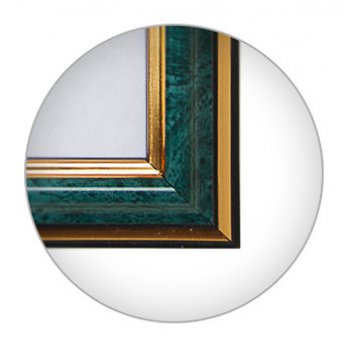 Рамка пластик 25x35 Зебра 1,7мм 3899 малахит (25)