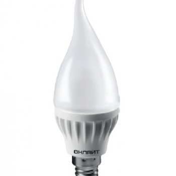 Лампа диодная свеча на ветру  6Вт Е14 4000К 470Лм Онлайт (100)