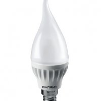 Лампа диодная свеча на ветру  8Вт Е14 2700К 540Лм Онлайт (100)