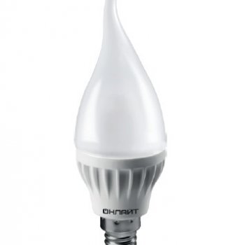 Лампа диодная свеча на ветру  8Вт Е14 2700К 540Лм Онлайт (100)