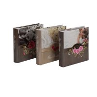 Фотоальбом 200 фото 10*15 Platinum "Наша свадьба" книжный переплёт с полем для записей в ассортименте (1/12)