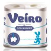 Бумага туалетная Veiro 2слоя Домашняя  4шт белый (12/576)