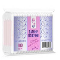 Ватные палочки 100шт Эдит Avikomp пакет (70)