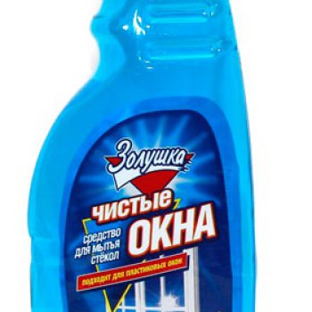 Средство для мытья стекол 0,5л сменный блок Морская свежесть Золушка (12)