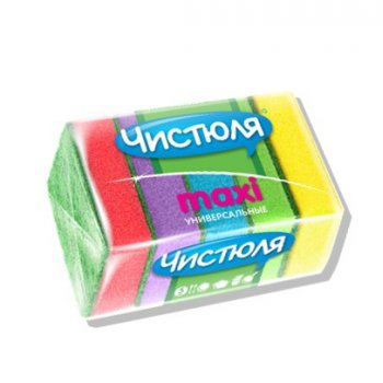 Губка для посуды Макси  5шт Чистюля (72)