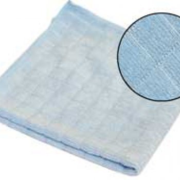 Салфетка микроф 30х30 M-03 250гр/м2 ваф голубой РыжийКот (40/200)