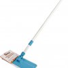 Швабра с насадкой микрофибра на липучке MopМ-1 12х32см длина ручки 70-120см  РыжийКот (12)