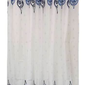 Штора для  ванной 180х180см ПЭ крючки УзорыSC-02 (12)