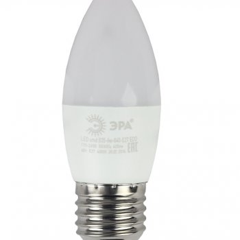 Лампа диодная свеча 6Вт Е27 2700К 420Лм Эра Red Line  (10)