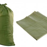 Мешки для строительного мусора полипропилен 55х95см зеленые (100)