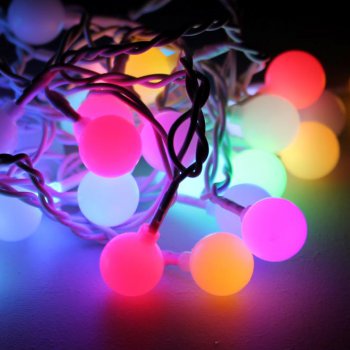 Гирлянда Космос Шарики 30LED мульти (4.4м, 8 режимов) (50) *(014724)