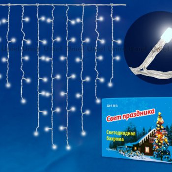 Бахрома Uniel ULD-B3010-200 200LED белый 3х0.7м контроллер IP20