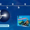 Гирлянда Uniel ULD-S1000-120 120LED синий 10м соединяемая IP67 (6)