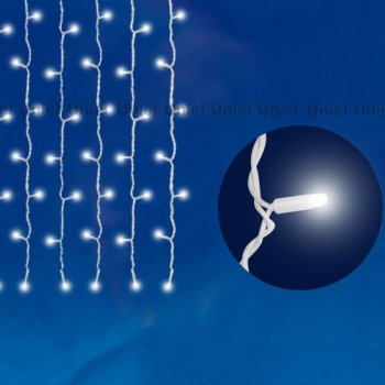 Занавес Uniel ULD-C1515-160 160LED белый 1,5х1,5м контроллер IP20