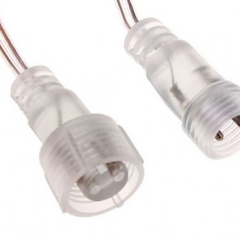 Гирлянда уличная Luazon Мишура УМС 3м 288Led 2жилы фиксинг, СИНИЙ, силикон