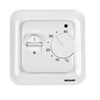 Терморегулятор Rexant R70XT белый механический датчик температуры пола