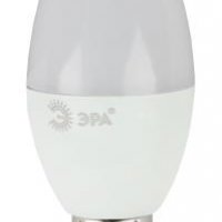 Лампа диодная свеча  9Вт Е14 2700К 720Лм Эра (10)