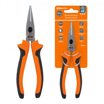 Длинногубцы 200мм сталь TDM (6)