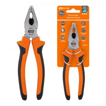 Пассатижи 160мм сталь TDM (6)