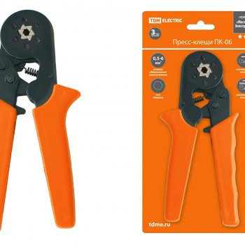 Пресс-клещи ПК-06 0.5-6.0 мм2 TDM (30)