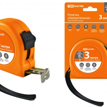 Рулетка  3м x 16мм Гранит TDM (12/120)