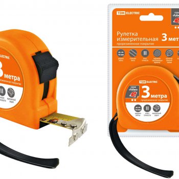 Рулетка TDM  3м 16мм магнит Рубин (12/120)