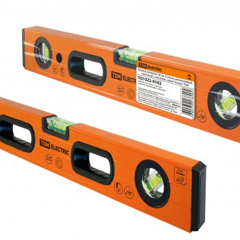 Уровень TDM (ватерпас) 600мм (алюминиевый, усиленный, с магнитом, 3 глазка) (36)