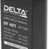 Аккумулятор Delta DT401 4- 1.0 4V 1.0Ah 35x22х64мм (10)