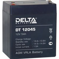 Аккумулятор Delta VRLA 12- 4.5 (12V, 4.5Ah, 90x70x101мм) (10)