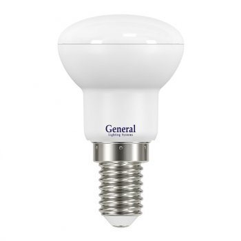 Лампа диодная R39  5Вт Е14 6500К 280Лм General (10/100)