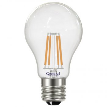 Лампа филамент A60 10Вт Е27 4500К 920Лм General (10/100)