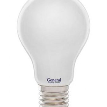 Лампа филамент A60 10Вт Е27 6500К 860Лм General матовая (10/100)