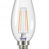 Лампа филамент свеча  7Вт Е14 4500К 540Лм General (10/100)